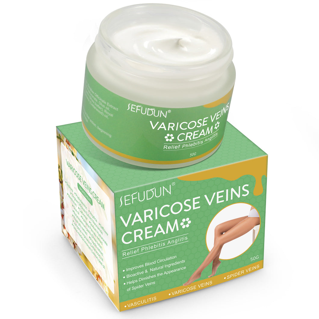 Vein Cream Red Blood Streaks Repair Earthworm Leg Bruises Bulge Relief Pain Safflower Ointment Varicose Cream