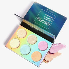 Load image into Gallery viewer, Focallure 6-Color Northern Lights Glow Bronzer Palette
