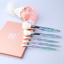 Load image into Gallery viewer, Makeup Brushes Travel Set 5PCS Pro Rainbow  Diamond Shaped New Arrival

