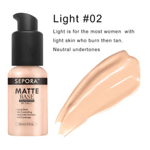 Load image into Gallery viewer, Isolate Waterproof Natural Concealer Base Makeup Matte Liquid Foundation Oil Control Foundation Cream
