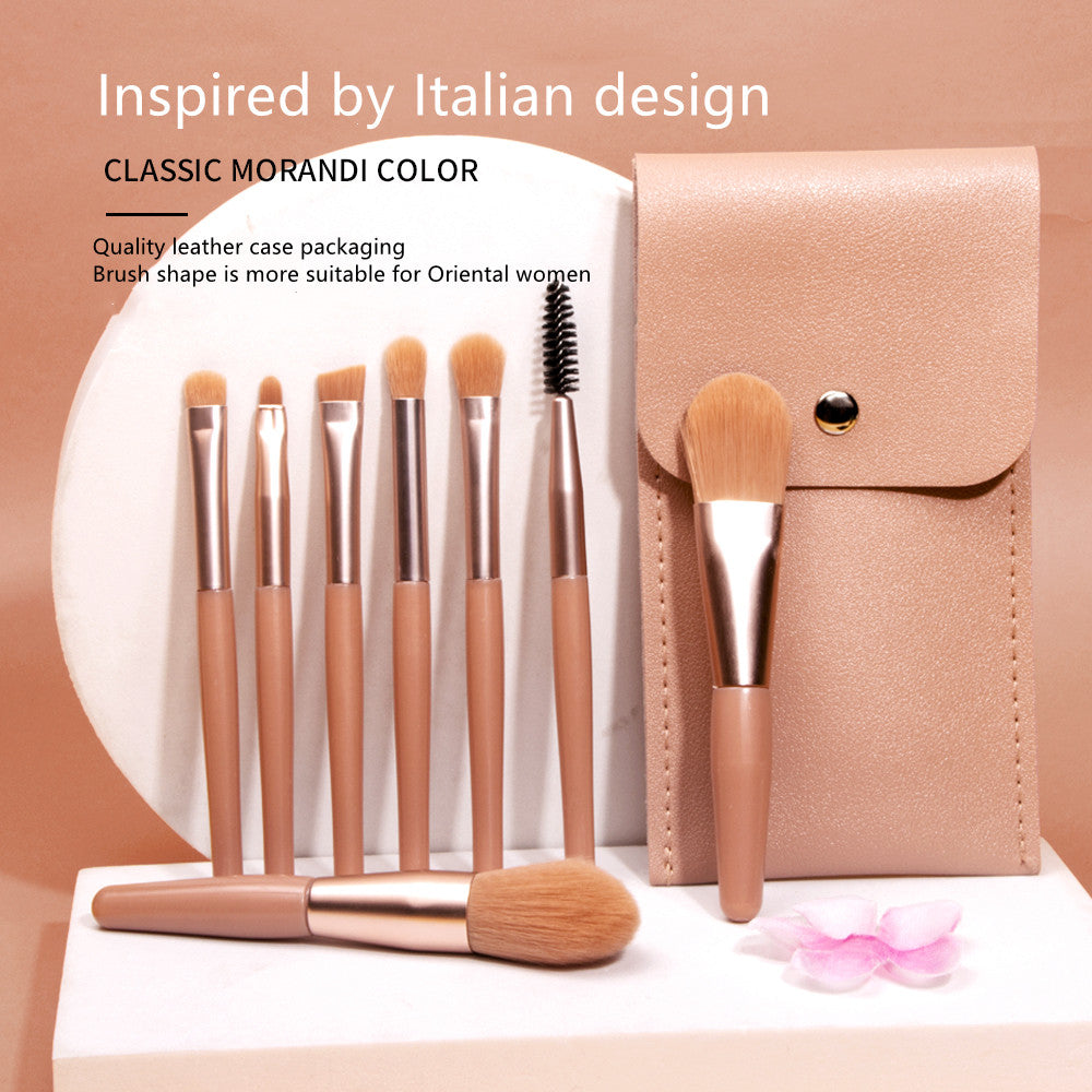 Morandi Color Makeup Brushes 8 Pcs Sets 8584
