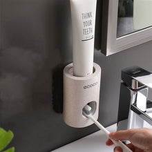 Load image into Gallery viewer, Automatic Toothpaste Squeeze Artifact Children&#39;s Toothpaste Squeezer Wall-mounted Household Non-perforated Toothbrush Rack Set
