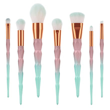 Load image into Gallery viewer, 7Pcs Blush Eye Face Liquid Powder Cream Cosmetics Brushes Kit
