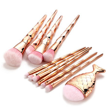 Load image into Gallery viewer, 11PCS Make Up Foundation Eyebrow Eyeliner Blush Cosmetic Concealer Brushes
